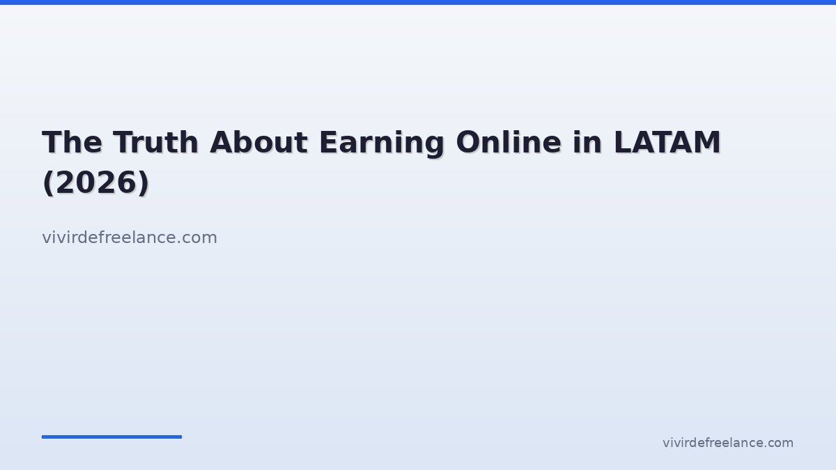 The Truth About Earning Online in LATAM (2026)